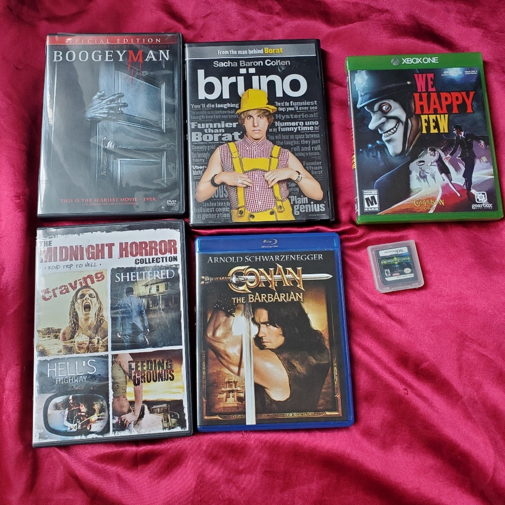 DVD/xboxone/Nintendo lot